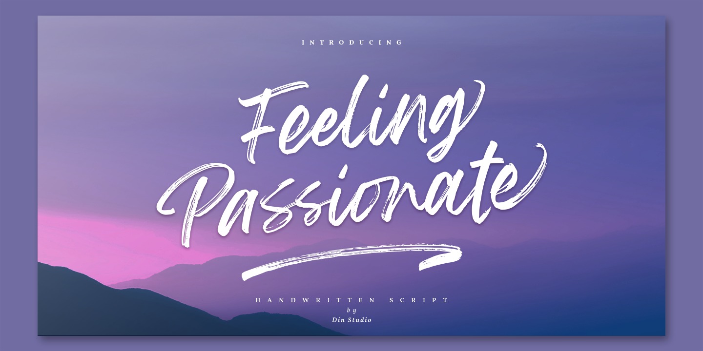 Шрифт Feeling Passionate
